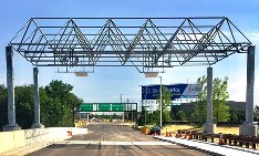 Gantry at 125 in week before ramp opens THUMBNAIL